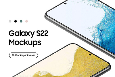 Galaxy S22 - 20 Mockups Scenes bundle customizable device galaxy s21 galaxy s22 20 mockups scenes galaxy s22 mockups mobile mockups phone presentation psd s22 mockup samsung samsung galaxy s22 samsung galaxy s22 mockup scenes smartphone