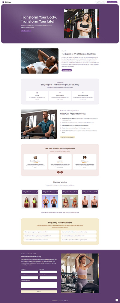 FitGlow – Weight Loss Landing Page lose weight weight lose weight loss weight loss landing page weight loss website weightloss weightloss landing page