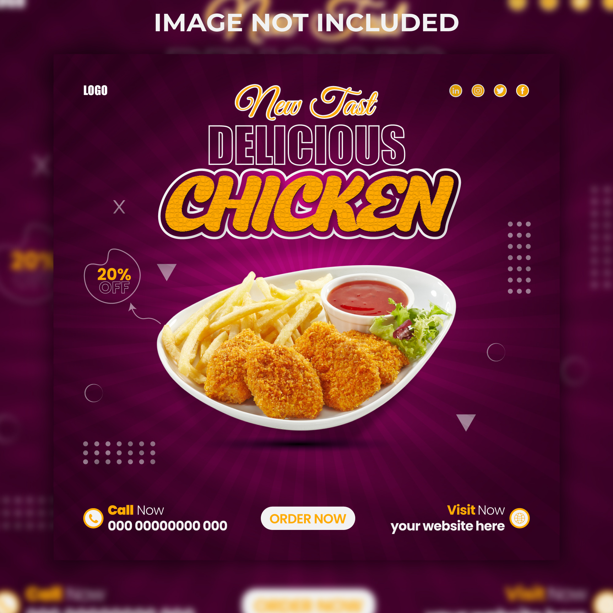 food social media post 3d animation branding design graphic design illustration logo motion graphics ui vector