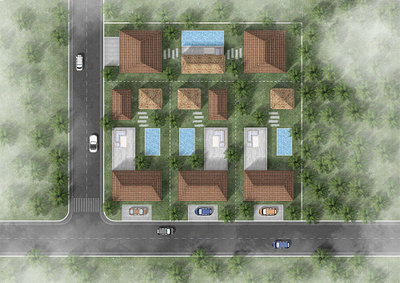 Site Plan Design_Social Post_38 2d rendering archiminy architecture illustration landscape real estate rendering site plan analysis visualization