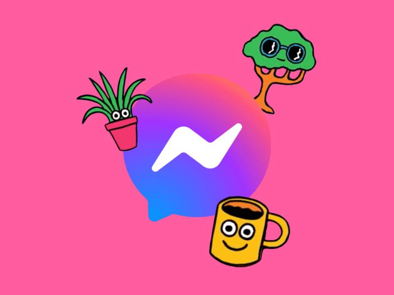 Messenger animation art direction messenger motion graphics prototype visual design web design