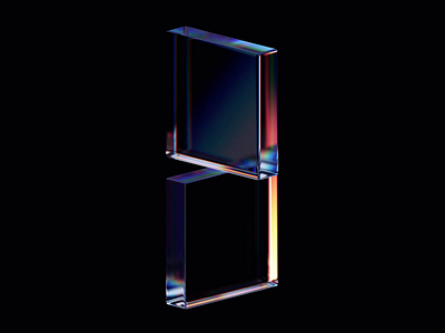 Minimalist animation 3d abstract animation background black blender blocks branding cover cubes design dispersion endless geometric glass iridescent loop refraction render shape