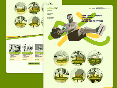 Gym Product Design ✦ UIUX athlete branding graphic design green gym human computer interaction identity interactive product design sport ui uiux uiux design ux web design