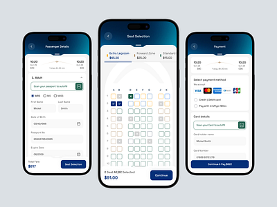 Airlines Mobile App airlines airplane airplane ticket airticket booking app flight flight booking mobile app mobile booking online booking redesign revamp ticket booking ui design uiux visual design