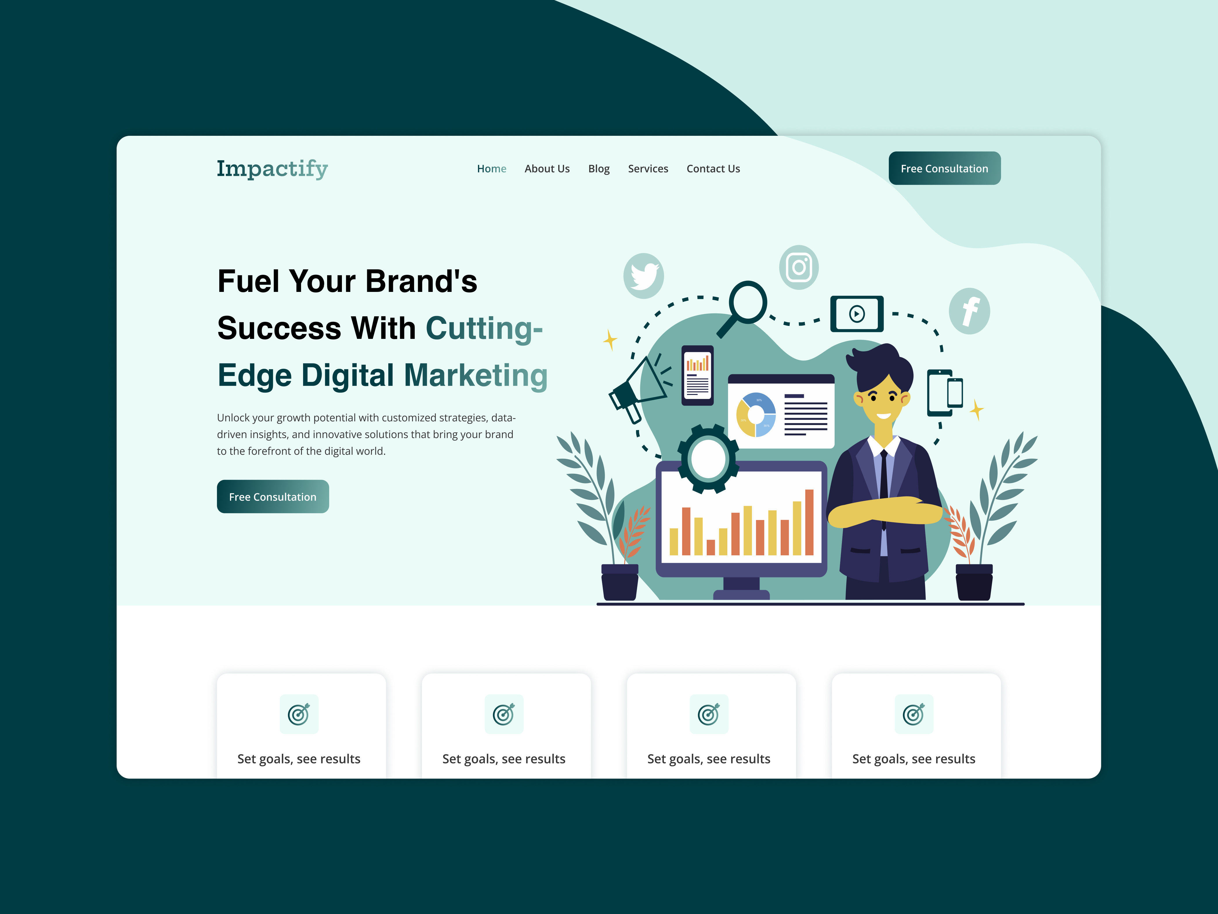 Digital Marketing Landing Page blog website build wordpress website business website create website digitaldesign elementor figma ui design landing page responsivewebdesign uiuxdesign userexperience uxresearch webdesign webdevelopment website builder woocommerce website wordpress wordpressdevelopment wordpressplugins wordpressthemes