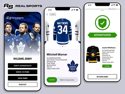 MLSE Realsports - Toronto Maple Leafs animation app branding design graphic design icon illustration logo motion graphics typography ui ux vector web website