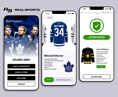 MLSE Realsports - Toronto Maple Leafs animation app branding design graphic design icon illustration logo motion graphics typography ui ux vector web website