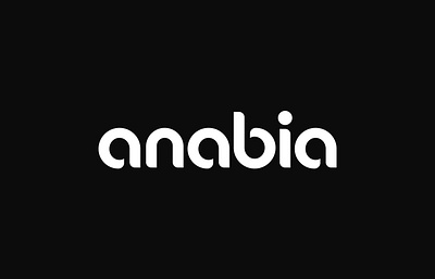 Anabia Logo anabia branding clean design font logo logotype minimal sleek typography wordmark