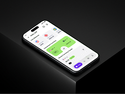 Multi-Currency Wallet Mobile App 💱 app design bank app branding crypto currency converter currency exchange dollar e wallet figma finance fintech fintech app graphic design mobile banking money transfer money transfer app multi currency ui uiux wallet