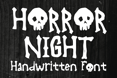 Horror Night Font cartoon comic design display font font font design graphic graphic design hand drawn font hand drawn type hand lettering handwritten headline lettering logotype text type design typeface typeface design typography