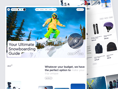 Skateboard E-commerce UI/UX Landing Page app design branding creativewebdesign design minimalistdesign modernui productpagedesign shakilworlds skateboarddesign skateboarding skateshop ui ux website design