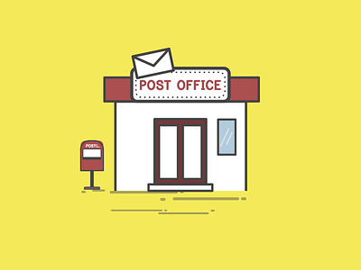 Delivery 1990 Old Style 2d animation delivery system design graphic design illustration illustration art motion design motion graphic post office vector