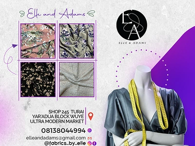 fashion flyer design (tailor) graphic design