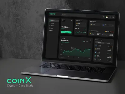 CoinX - Crypto Dashboard ui