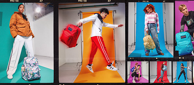 JanSport Pick Your Vibe Campaigns animation art direction backpacks campaign concepting graphic design jansport lifestyle model photography product photography vibe video