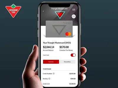 Canadian Tire Triangle Mastercard animation app art branding design graphic design icon illustration illustrator logo motion graphics typography ui ux vector web website