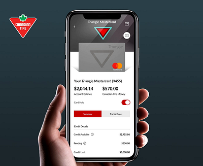 Canadian Tire Triangle Mastercard animation app art branding design graphic design icon illustration illustrator logo motion graphics typography ui ux vector web website