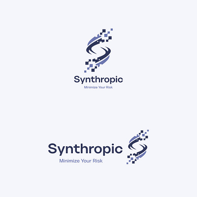 Synthropic - Logo Design app branding design graphic design house logo illustration logo logo design ui vector