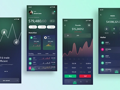 Crypto trading app crypto charts crypto exchange crypto trading crypto wallet cryptocurrency app dark theme ui data visualization digital currency finance app design financial analytics fintech app ui fintech ui interactive design minimal design mobile app design mobile ux design modern ui trading dashboard user experience uxui design