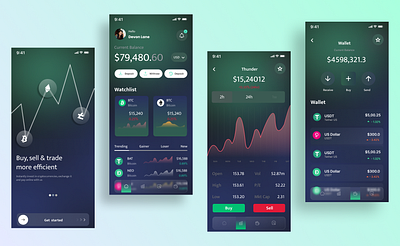 Crypto trading app crypto charts crypto exchange crypto trading crypto wallet cryptocurrency app dark theme ui data visualization digital currency finance app design financial analytics fintech app ui fintech ui interactive design minimal design mobile app design mobile ux design modern ui trading dashboard user experience uxui design