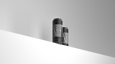 SHIFT Can 3d advertising animation can graphic design soda