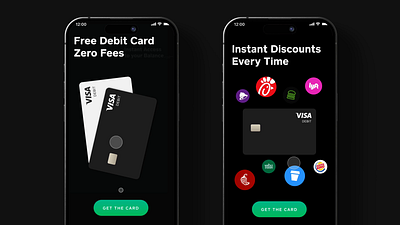 Cash Card: Onboarding Explorations animation cash app debit card interaction interactive motion onboarding principle ui ux