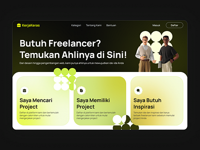 Freelancer Website Design freelance landing page ui ui design user interface web website zerosection