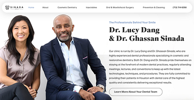 Unique Dental Website Design aesthetics branding classic classy colors dental dental aesthetics dental marketing dental website designer different figma illustration medical marketing medical website typography unique ux web design