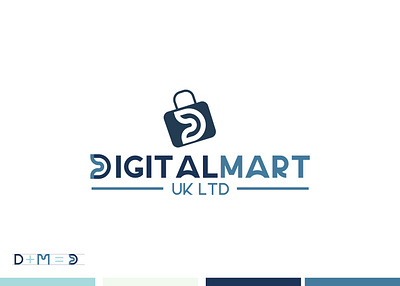 Digital Mart UK LTD branding creative logo design digital logo digital mart uk ltd digitalmart uk ltd illustration logo deisgn for digitalmart logo design logo mark natural logo uk ltd digital mart