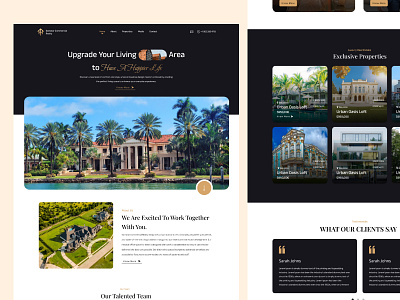 Real Estate webdesign ui