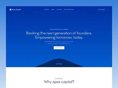 Venture Capital Website - Apex Capital capital funding investment startup vc venture venture capital venture capital website