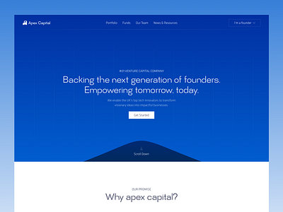 Venture Capital Website - Apex Capital capital funding investment startup vc venture venture capital venture capital website