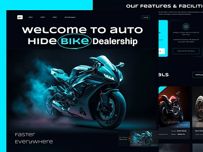 Motorcycle Website automobile bike bike design bike landing page bike sell bike transfer bike website cycel dealership driver e bike electric bike game bike landing page motorcycel motorcycle sell showroom sports bike website