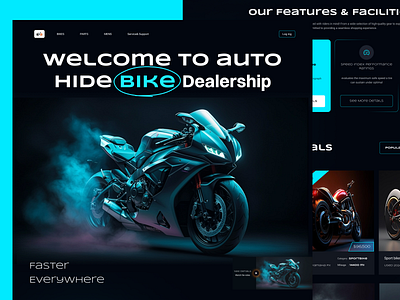 Motorcycle Website automobile bike bike design bike landing page bike sell bike transfer bike website cycel dealership driver e bike electric bike game bike landing page motorcycel motorcycle sell showroom sports bike website