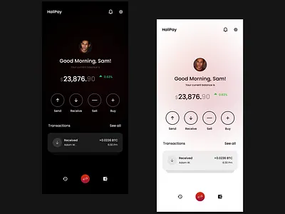 Mobile FinTech Dashboard