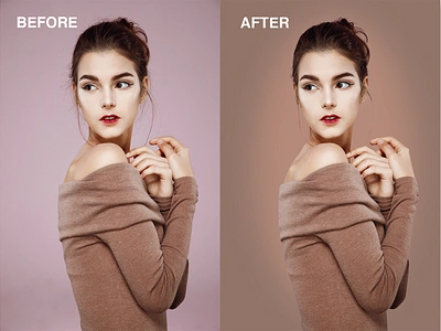 Colored Background to a Portrait in Photoshop addingobjects backgroundchange backgroundremoval colorchange compositing graphic design imageediting portraitsretouching retouching selfportraits