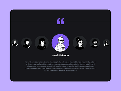 Daily UI 039 Testimonial dailyui design digital design icon illustration testimonial ui ui design uiux user experience user interface ux ux design uxui web web design