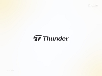 THUNDER bolt logo branding design flash flash logo graphic design illustration letter t logo lighting logo spark strike t letter logo t logo thunder thunder logo thunderbolt tlogo typography ui