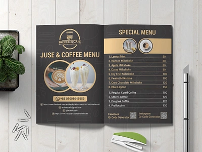 Modern Restaurants Food Menu Flyer Design Template food food menu flyer graphic design menu