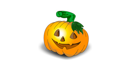 Mr. Pumpkin graphic design illustration vector