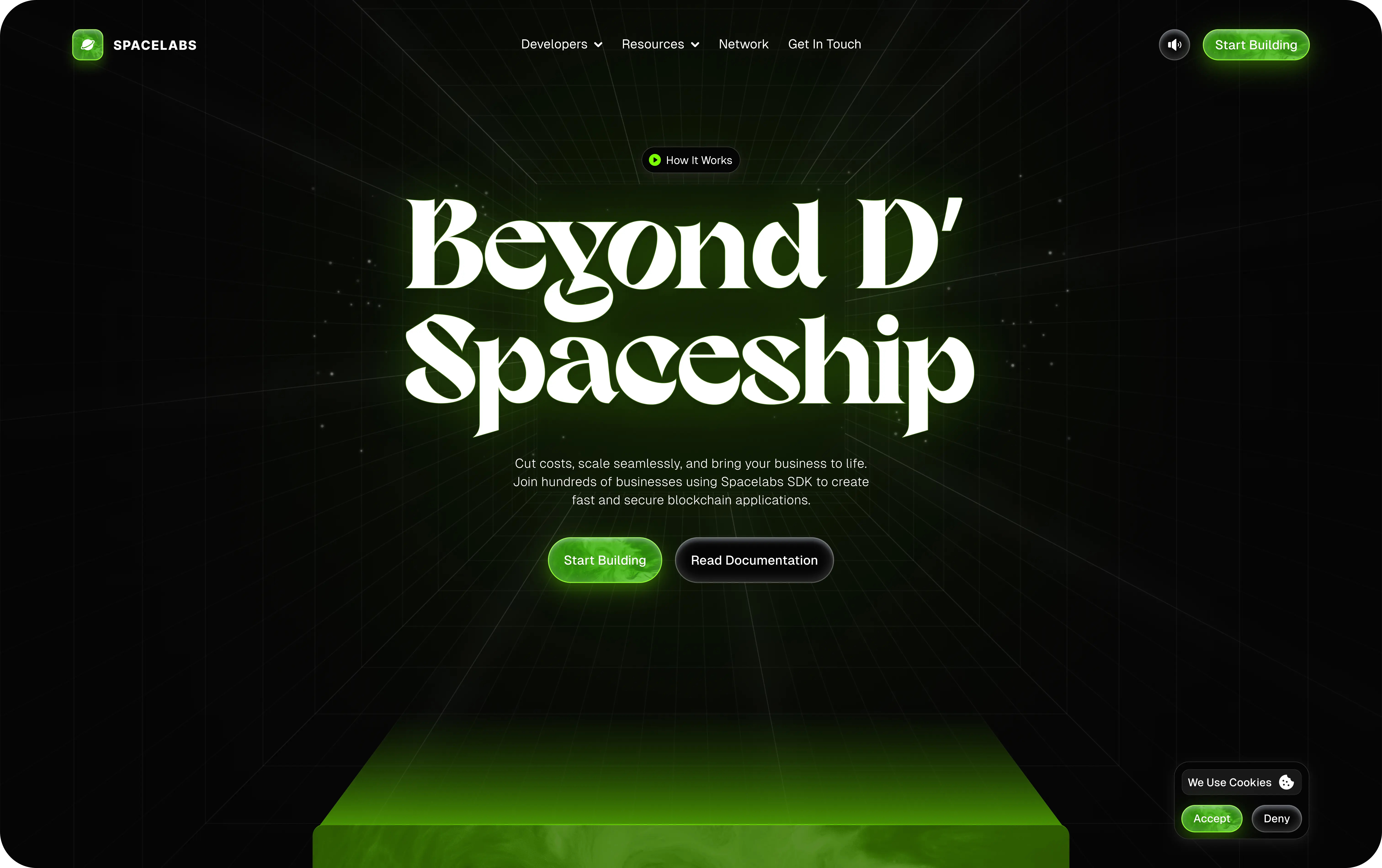 Landing Page for a Blockchain Technology bitcoin blockchain figma landing page solana space ui user interface web design web3 website design