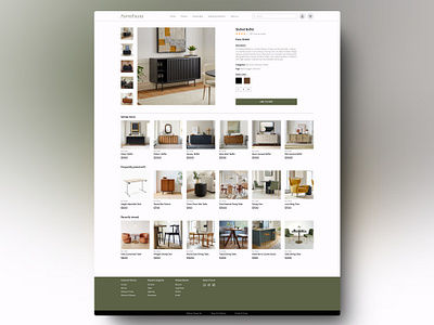 E-Commerce Furniture Website e commerce e commerce website furniture furniture design furniture e commerce ux furniture store furniture website home decor modern furniture online shopping responsive design