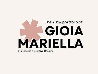 Gioia Mariella - Portfolio of a Multimedia and Creative Designer branding graphic design merchandise multimedia portfolio poster design