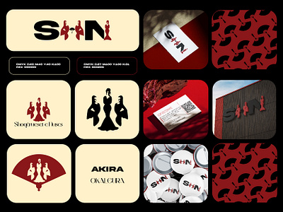 Brand identity "SHNE" branding logo