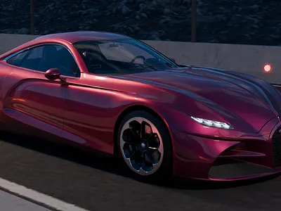 Bugatti Car Animation 3d animation automobile bugatti car motion graphics visualization