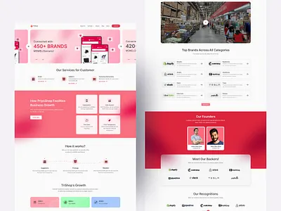 TriShop e commerce website 3d animation apps branding business dashboard design ecommerse graphic design illustration logo motion graphics retailer ui vector webapps