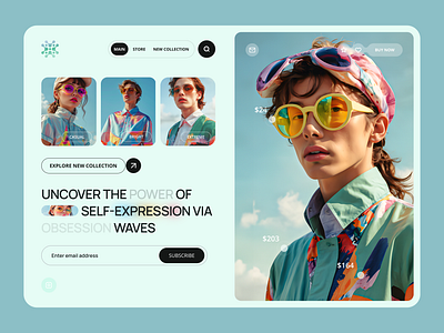 Modern Fashion UI for a Stylish Collection Showcase collection showcase e commerce fashion design fashion ui luxury website minimal design modern ui trendy web design visual design web design