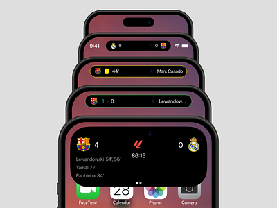 Fotmob live redesign - Dynamic island dynamic island football iphone 15 live mobile notification soccer