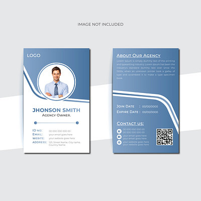 Creative ID Card Design Template For Travel Agency branding business card design company design employee card graphic designer holiday id card design identity card marketing name card print print design promotion stationary template travel travel agency vacation