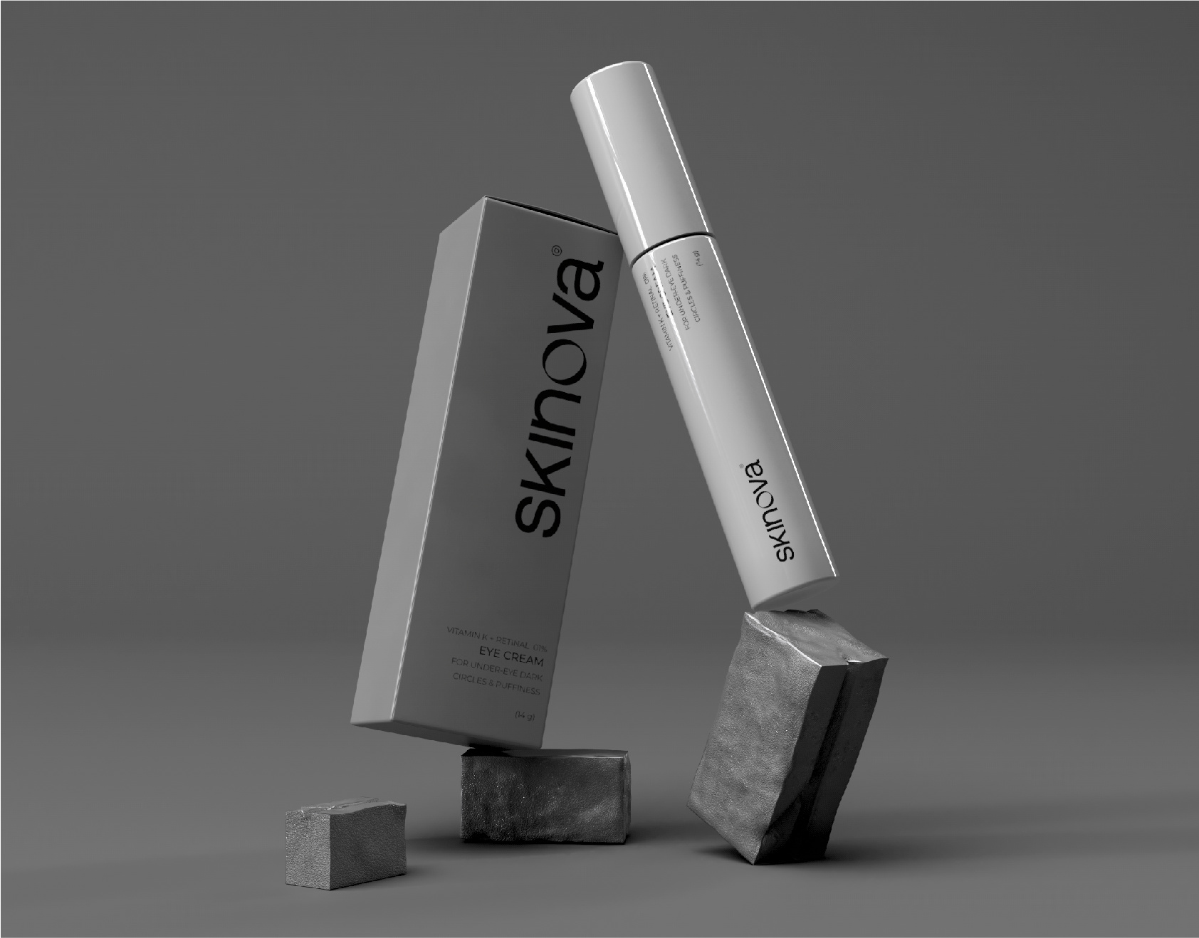 Skinova skincare beauty brand identity branding cosmetic cosmetic packaging design graphic design logo natural packaging skincare